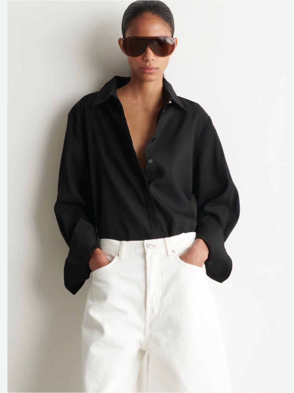 COS Oversized LINEN button up Retail $199